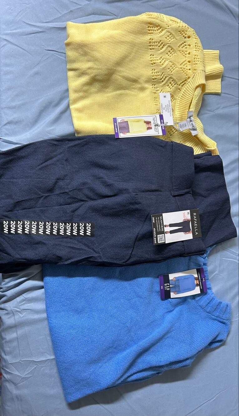 Women's Plus Lot 3pc Nine West GAP Sweater Rafaella Pant XXL 20W NWT (WCB13)